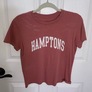 John Galt/Brandy Melville Hamptons Graphic Tee
